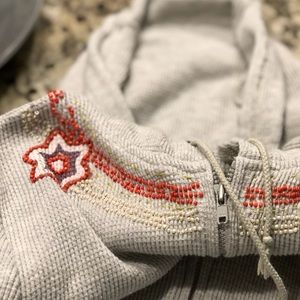 Free People Zip Up Hoodie